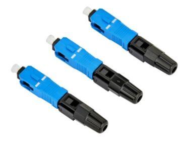 China SM SC Fiber Optic Fast Connector , Ftth Cable Connector Upc for sale