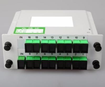 중국 1650nm Fiber Optic Splitter , PLC Splitter 1x16 small size 판매용