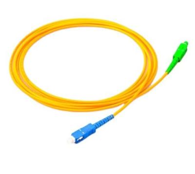 China SM G652D Fiber Optic Patch Cable SC APC To SC UPC 2.0mm 3.0mm for sale