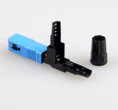China 0.3db SC PC Embedded Fiber Optic Connector FTTX For Drop Cable for sale