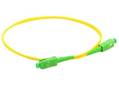 Cina lunghezza a fibra ottica APC del cavo di toppa di 2.0mm 3m che lucida il cavo di toppa semplice dello Sc dello Sc in vendita