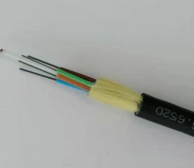 China Outdoor Aerial Fiber Optic Cable ADSS 100m Span Single Mode All Dielectric 24 Cores for sale