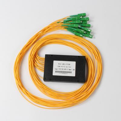 China SC APC 1x16 PLC Fiber Splitter Optical PLC Splitter For FTTX Cable Television for sale