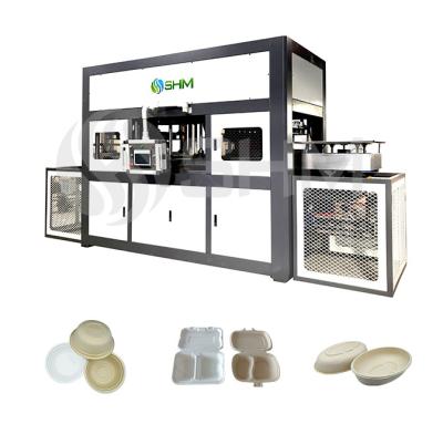 Chine Machine à ustensiles de table entièrement automatique de moulage de pâte à papier 110 kW Machine de moulage de pâte à papier CE à vendre