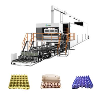China Customized Egg Box Making Machine Line Tray Rotary Forming Machine for sale