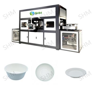 Китай Столовая посуда из сахарного тростника Багасса, машина для изготовления бумажных тарелок продается