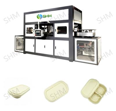 中国 産業用生物分解性パルス 鋳造 テーブルウェア 機械ライン ファーストフード ボックス 販売のため