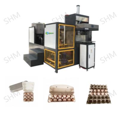 China Halbautomatische Eierkartonmachmaschine Kompaktgröße ISO9001 zu verkaufen
