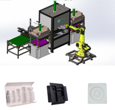 China Fabricantes de máquinas de moldagem de pasta de bagaço à venda