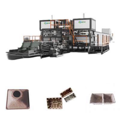 Chine 220V / 380V machine de fabrication de plateaux de semis machine de moulage de pâte à papier à vendre