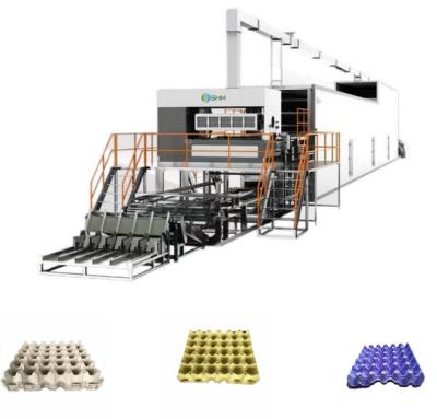 China Maschine zur Herstellung von Eierkästen mit hoher Leistung Vollautomatik-Eierteller ISO9001 zu verkaufen