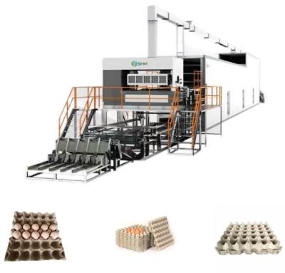 China 156KW - 160KW Egg Tray Making Machine Industrial Automatic Tray Former for sale