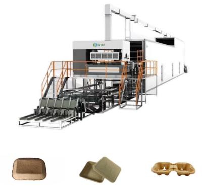 China Waste Paperboard Cup Tray Making Machine Fully Automatic With Dryer for sale