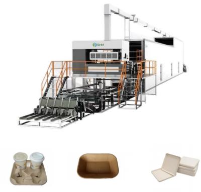 China Durable Coffee Cup Tray Machine PLC Control Wine Bottle Tray Machine for sale