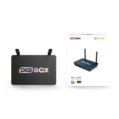 中国 2.4G Wifi6 アンドロイドテレビボックス Digibox D3 Plus 4GB 64GB サポート 4K ダブルWiFi 販売のため