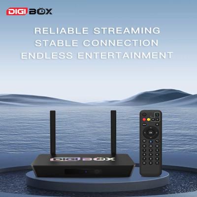 Chine Contrôle vocal Digibox Smart 2.4Ghz 5.8Ghz Dual Band WiFi 6 64 Go TV Box à vendre