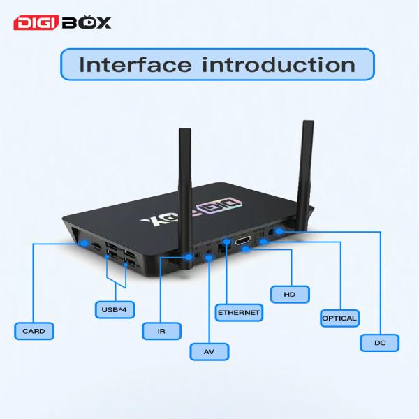 Quality Wi-Fi Digi Box Recorder 64GB Storage Android Smart TV Box At Best for sale
