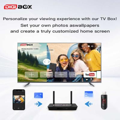China 64GB Android 12 Box 4K 60fps 6K 30fps Digi Boxes With Voice Control for sale
