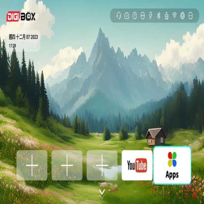 China Mali G31 MP2 Android Streaming Box A53 Android TV Box 4k Bluetooth zu verkaufen