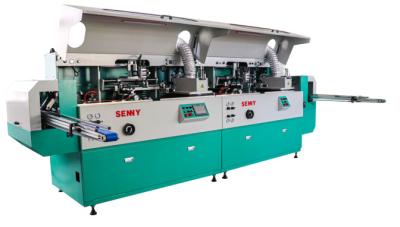 中国 2 Colors Screen Printing Machine Flat Or Oval Bottle Double Sides Printing Equipment 販売のため