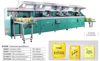 China 12 máquina de impressão 250x250mm da tela da cubeta da cor 1000pcs/Hr à venda