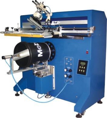 China 220V 50Hz Semi Automatic Screen Printing Machine For Cylindrical Buckets for sale