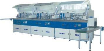 China Complex Shapes Screen Printing Machine 380V LWith Hot Stamping And Labeling Function for sale