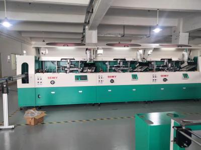 Κίνα Το πολυ σχήμα διαμορφώνει τη UV μηχανή εκτύπωσης οθόνης εμπορευματοκιβωτίων πλήρως αυτόματη για τα μπουκάλια προς πώληση