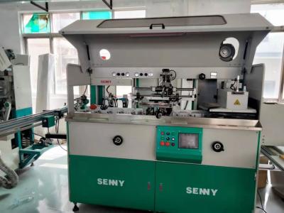 China Servo Driven UV Bottle Printer Multicolor Screen Printing Machine With Hot Stamping Labeling for sale