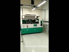 Automatic Silk Screen Printing Machine For Plastic Glass Metal Cans Bottles Cups