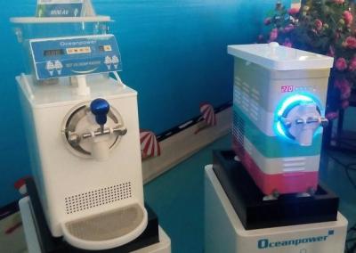 China 1100W ice cream making machine mini Oceanpower Sunny A6 Danfoss compressor for sale