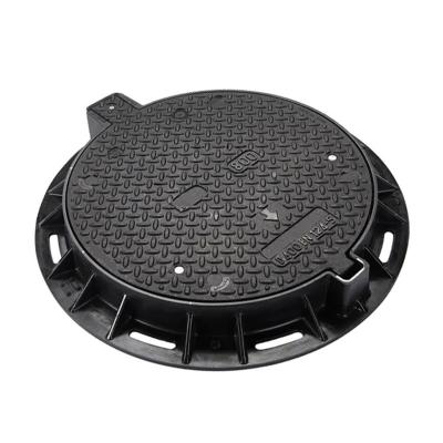 Cina EN1433 Bitumen Ductile Cast Iron Manhole Cover Anti Theft in vendita
