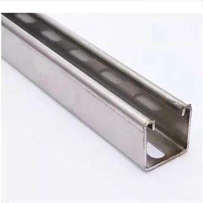 China Cable Tray 201 304 304l 316 Stainless Steel C Shaped Steel Channel C-Shaped Steel for sale
