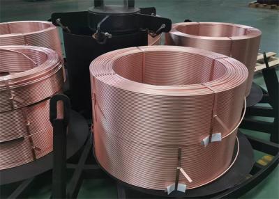 China C11000 suavemente arrollan la tubería de cobre para los sistemas de rociadores del fuego lavaron la superficie en venta