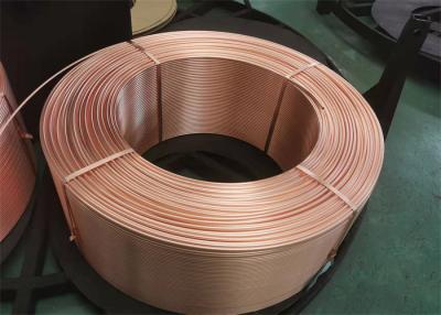 China Copper Seamless LWC Level Wound Coil For Refrigeration Red Colour for sale