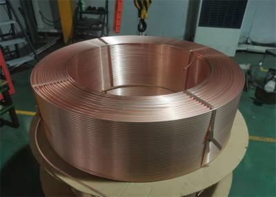China bobina sem fôlego nivelada de superfície limpa, tubo de cobre de Lwc da refrigeração à venda