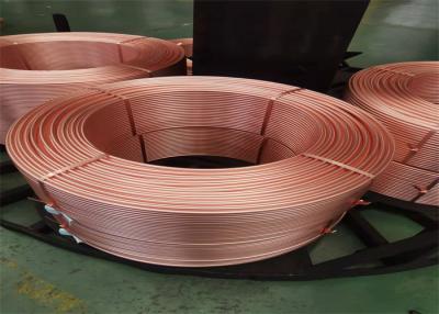 China CU-DHP Inner Grooved Copper Tube , Hvac Copper Tubing Washed Surface for sale