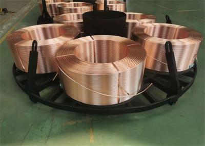 China Non Alloy Cu DHP Wound Copper Coil , Finned Tube Coils For Heat Interchanging Field for sale