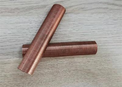 China C12000 Copper Finned Heating Pipe ASTMB68 JISH3300 Copper Fin Tube for sale