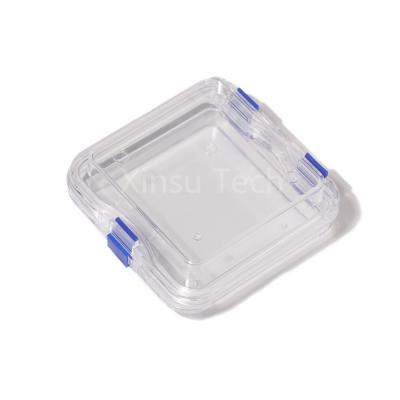 China Plastic Lockable Dental Lab Crown Boxes With Clear Membranes for sale