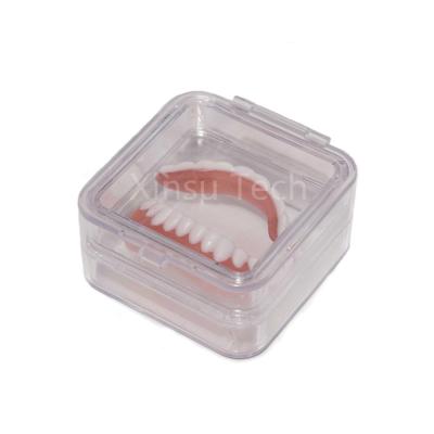 China 3'' Transparent Pillow Dental Crown Box For Unit Bridge Shipping for sale