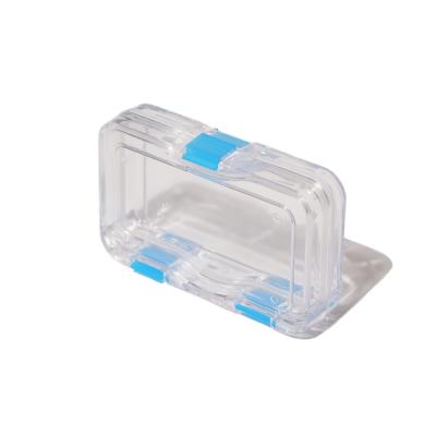 China Transparent Plastic Dental Lab Crown Boxes With PS TPU Film Material for sale