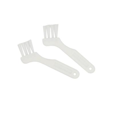 Chine Couleur blanche de dentier de catégorie comestible de nettoyage de brosse de couleur en plastique de noir pour le nettoyage de dispositif d'alignement à vendre
