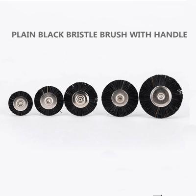 China ODM de acrílico de pulido dental negro llano de las superficies del metal de Kit Bristle Brush For Precious en venta