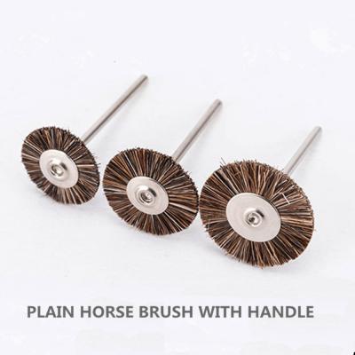 China Plain Horse Polishing Brush Dental Uses With 19mm 22mm 25.4mm Diameter for sale