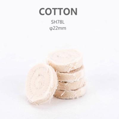 China El algodón dental blanco llano de los materiales consumibles cepilla con el diámetro de 22m m en venta