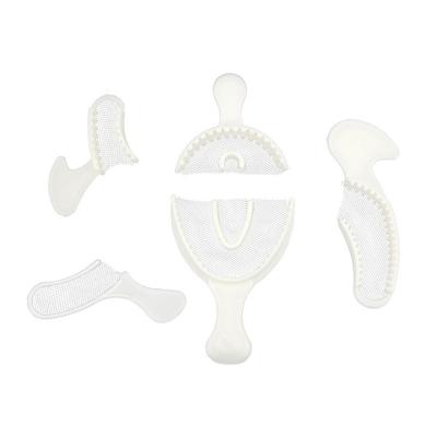 China Bandejas dentales blancas de las impresiones, Gauze Disposable Bite Registration Trays no tejido en venta