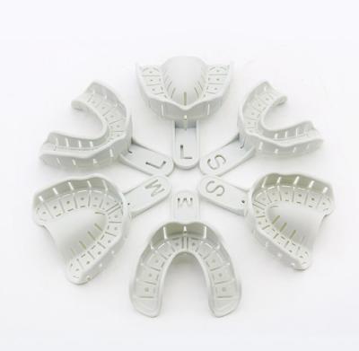 China Gray Resin Orthodontic Dental Impressions Trays With Multi Sizes for sale
