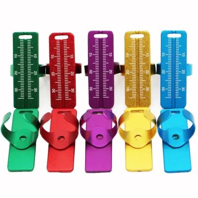 China Aluminium Alloy Dental Millimeter Ruler Colorful For Root Canal Measuring for sale