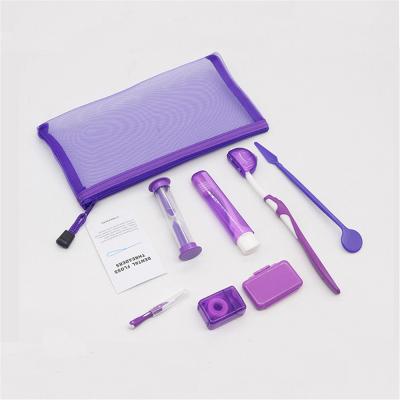 China Portable Orthodontic Braces Cleaning Kit For Travel Teeth Care for sale